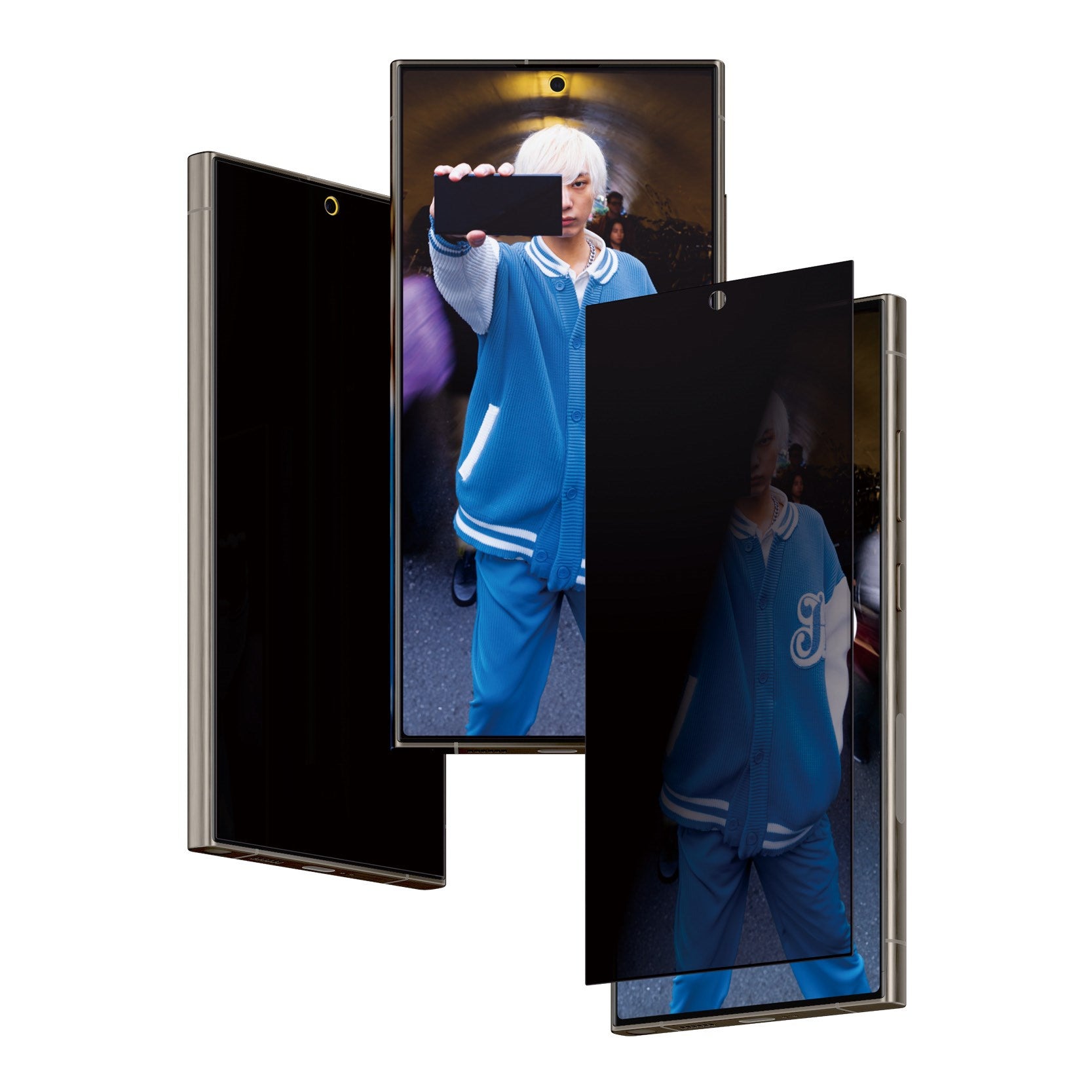 PanzerGlass® Privacy Skærmbeskyttelse Samsung Galaxy S24 Ultra | Ultra-Wide Fit m. EasyAligner